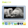 7" MTK6577,Built in 3G,BT,GPS,FM (Full Function),1024*600,battery with 3000mah metal housing tablet pc